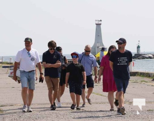 August 16, 2025 Helicopter Cobourg Pier Harbour5756