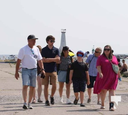 August 16, 2025 Helicopter Cobourg Pier Harbour5757
