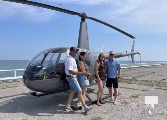 August 16, 2025 Helicopter Cobourg Pier Harbour5758