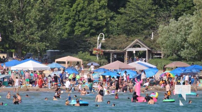 August 2, 2025 crowded victoria beach5474