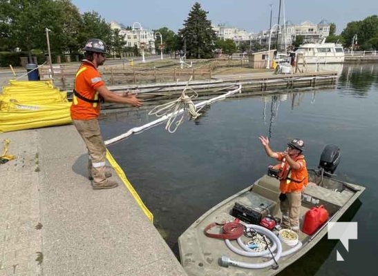 August 7, 2025 Fuel Spill Cobourg Harbour5599