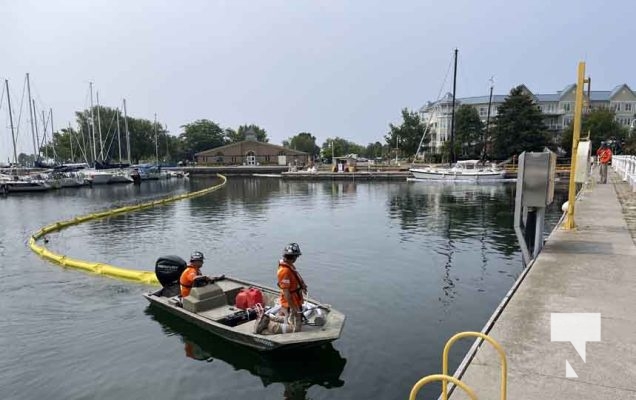 August 7, 2025 Fuel Spill Cobourg Harbour5601