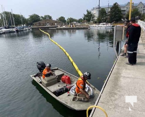 August 7, 2025 Fuel Spill Cobourg Harbour5602