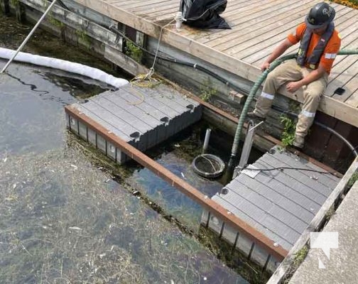 August 7, 2025 Fuel Spill Cobourg Harbour5603