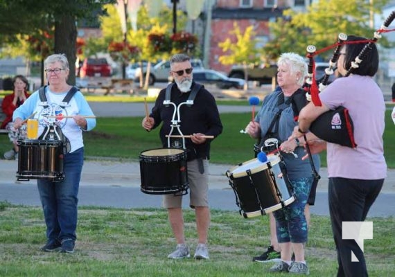 August 31, 2025 Cobourg Legion Pipes and Drums Flash Mob 0497