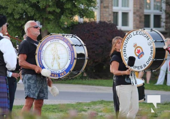 August 31, 2025 Cobourg Legion Pipes and Drums Flash Mob 0501