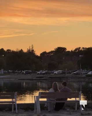 September 1, 2025 Sunset Couple Cobourg 0529
