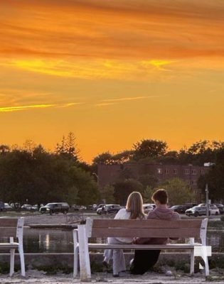 September 1, 2025 Sunset Couple Cobourg 0530