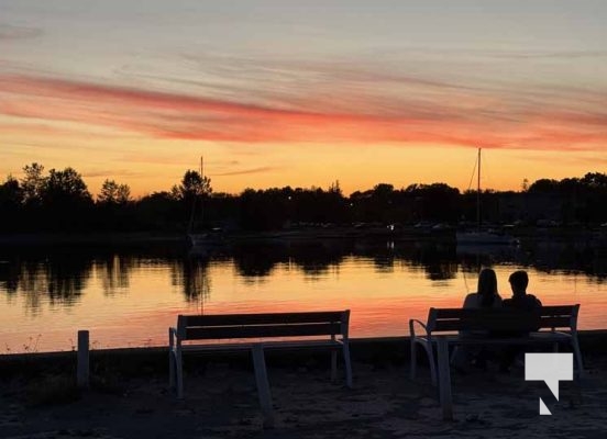 September 1, 2025 Sunset Couple Cobourg 0533
