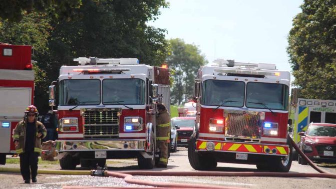 September 10, 2025 Mobile Home Fire Hamilton Township 0835