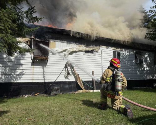 September 10, 2025 Mobile Home Fire Hamilton Township 0840