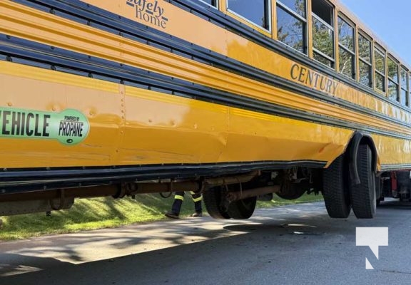 September 16, 2025 School Bus vs Car MVC Hamilton Township 0971