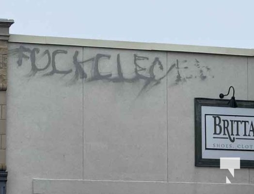 September 25, 2025 Vandalism Downtown Cobourg 1256