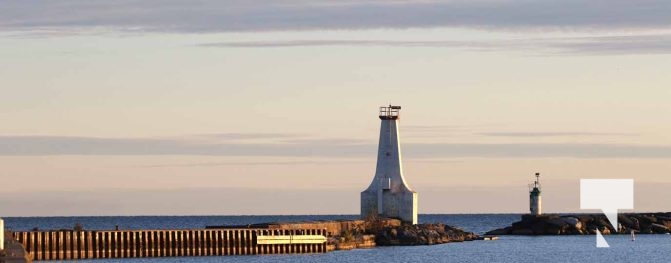 October 15, 2025 Cobourg Harbour Lighthouse 1702