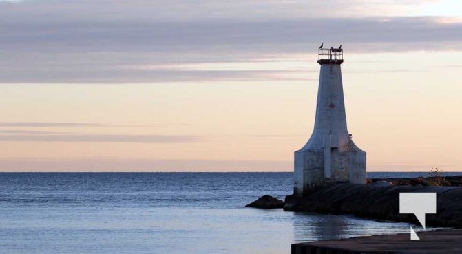 October 15, 2025 Cobourg Harbour Lighthouse 1704