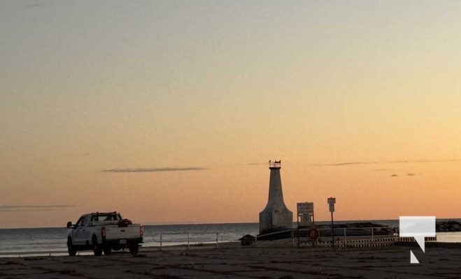 October 15, 2025 Cobourg Harbour Lighthouse 1705