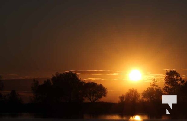 October 15, 2025 Sunset Cobourg Harbour 1708