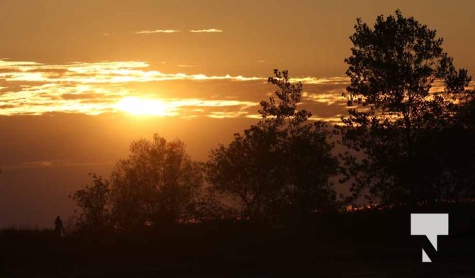 October 15, 2025 Sunset Cobourg Harbour 1711