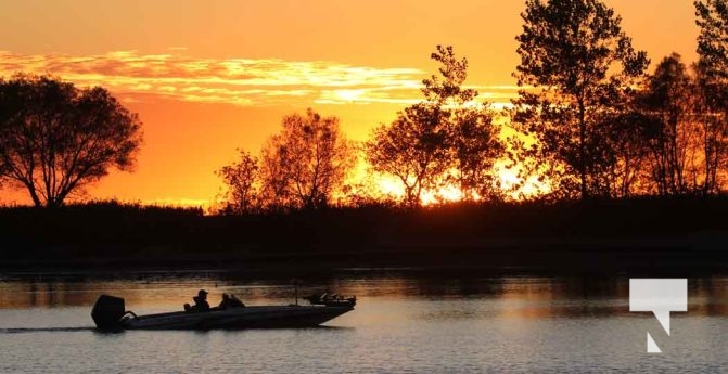 October 15, 2025 Sunset Cobourg Harbour 1713