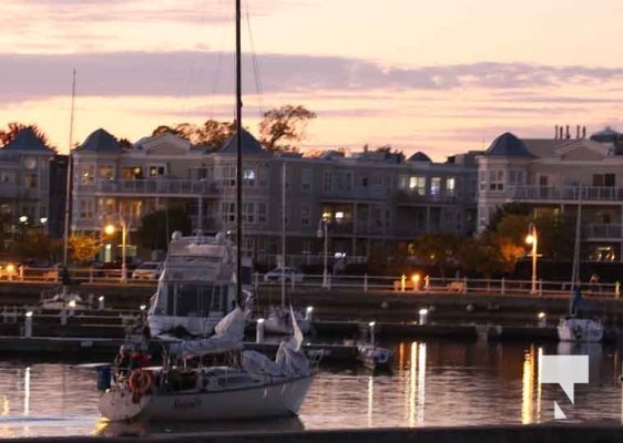 October 15, 2025 Sunset Cobourg Harbour 1725