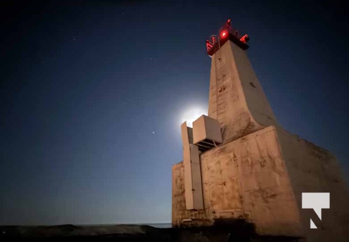 October 5, 2025 Full Moon Lighthouse 1445 - Today's Northumberland ...