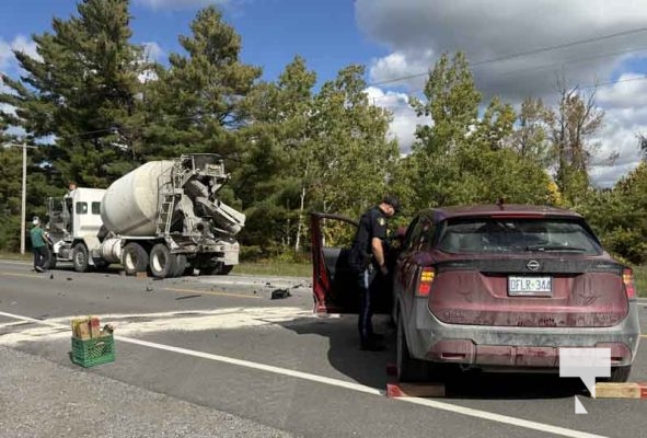 October 8, 2025 MVC Harwood Vehicle vs Cement Truck 1503
