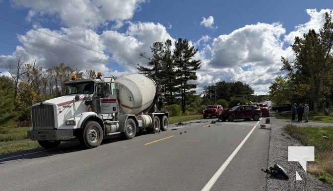 October 8, 2025 MVC Harwood Vehicle vs Cement Truck 1505