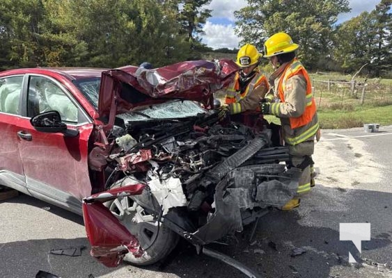 October 8, 2025 MVC Harwood Vehicle vs Cement Truck 1508
