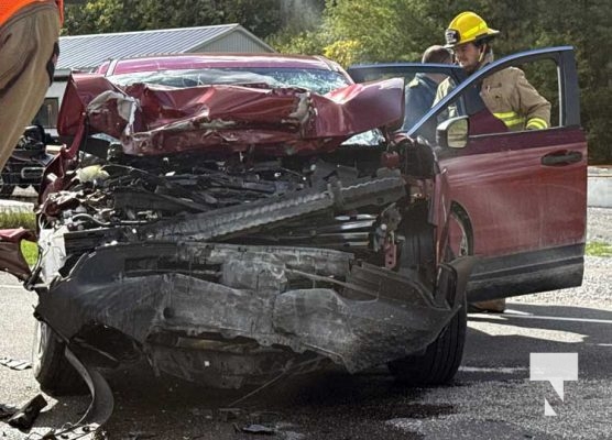 October 8, 2025 MVC Harwood Vehicle vs Cement Truck 1509