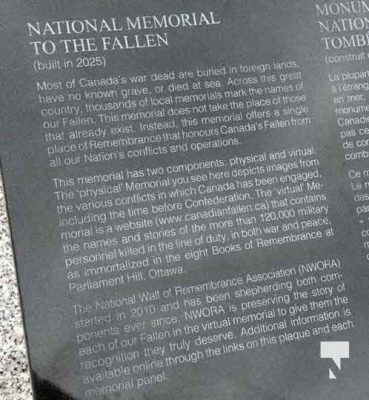 November 1, 2025 National Memorial to the Fallen Kingston 2258