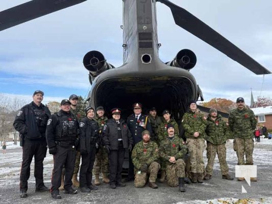 November 11, 2025 Remebrance Service CH 147F Port Hope 2520