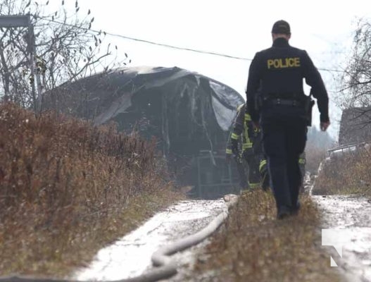 November 23, 2025 Mushroom Fire Quonset Hut Port Hope 2942