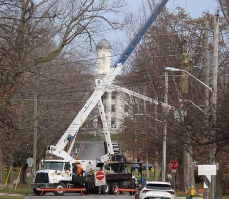 November 25, 2025 Tree Coming Down Cobourg 2999