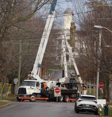 November 25, 2025 Tree Coming Down Cobourg 3002