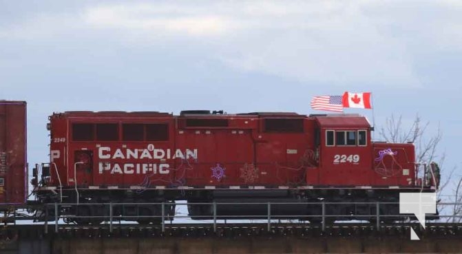 November 29, 2025 CPKC Holiday Train Cobourg 3113