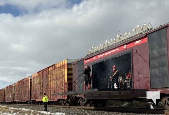 November 29, 2025 CPKC Holiday Train Cobourg 3132