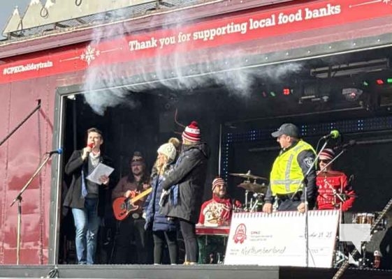 November 29, 2025 CPKC Holiday Train Cobourg 3134