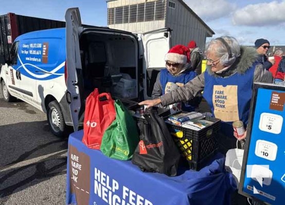 November 29, 2025 CPKC Holiday Train Cobourg 3216