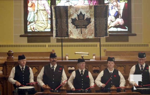 November 8, 2025 Highway of Heroes Tribute Concert Cobourg Legion Pipes and Drums Cobourg Concert Band 2269