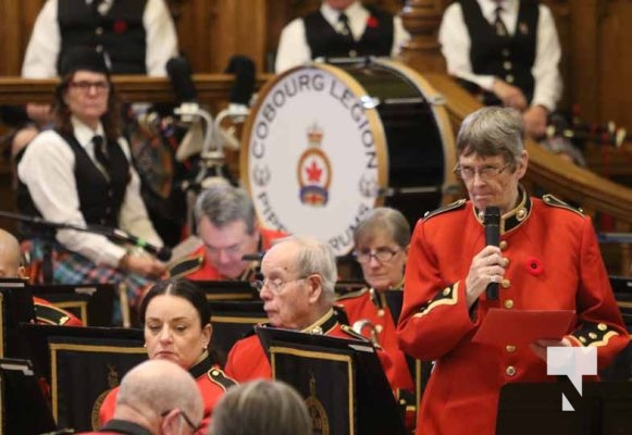 November 8, 2025 Highway of Heroes Tribute Concert Cobourg Legion Pipes and Drums Cobourg Concert Band 2271