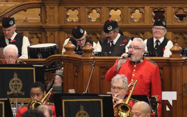 November 8, 2025 Highway of Heroes Tribute Concert Cobourg Legion Pipes and Drums Cobourg Concert Band 2272