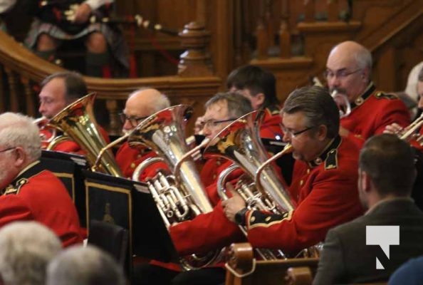 November 8, 2025 Highway of Heroes Tribute Concert Cobourg Legion Pipes and Drums Cobourg Concert Band 2273