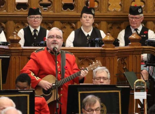 November 8, 2025 Highway of Heroes Tribute Concert Cobourg Legion Pipes and Drums Cobourg Concert Band 2274