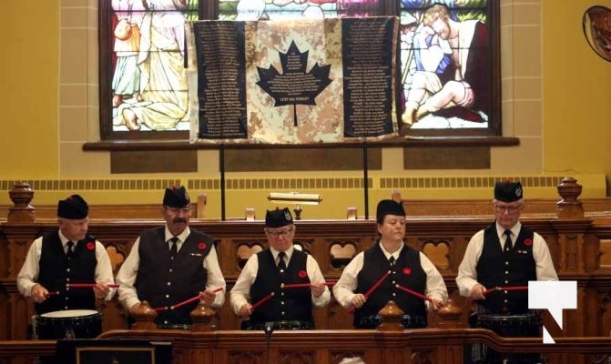 November 8, 2025 Highway of Heroes Tribute Concert Cobourg Legion Pipes and Drums Cobourg Concert Band 2275