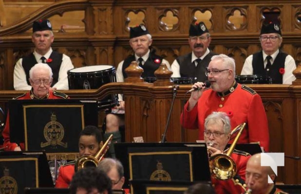 November 8, 2025 Highway of Heroes Tribute Concert Cobourg Legion Pipes and Drums Cobourg Concert Band 2276
