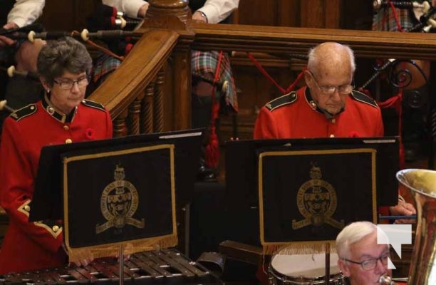 November 8, 2025 Highway of Heroes Tribute Concert Cobourg Legion Pipes and Drums Cobourg Concert Band 2278