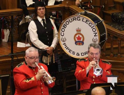 November 8, 2025 Highway of Heroes Tribute Concert Cobourg Legion Pipes and Drums Cobourg Concert Band 2281