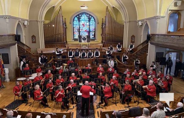 November 8, 2025 Highway of Heroes Tribute Concert Cobourg Legion Pipes and Drums Cobourg Concert Band 2286