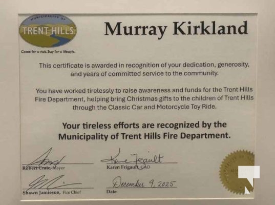 December 16, 2025 Trent Hills Fire Department Toy Drive3520