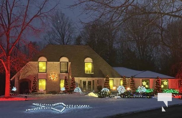 December 19, 2025 Old Scugog Road Bowmanville Christmas Lights3640